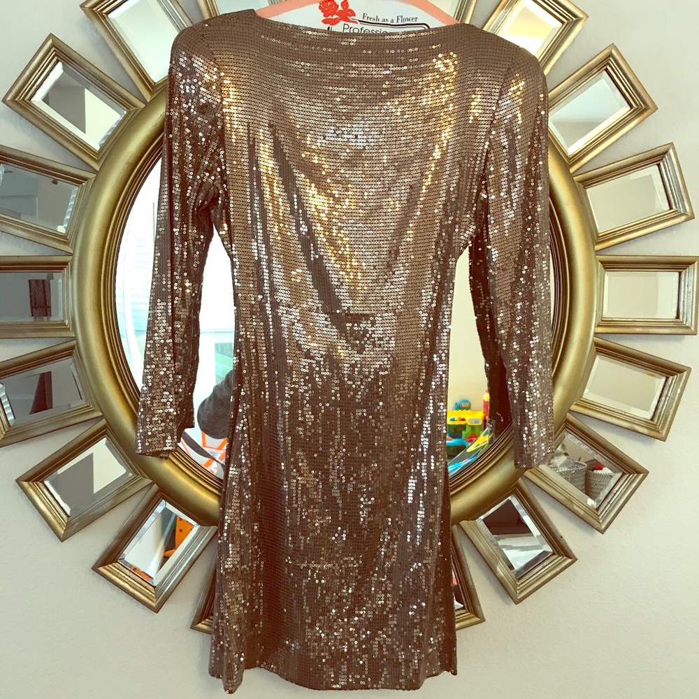 Ali Ro Scoop back sequin mini